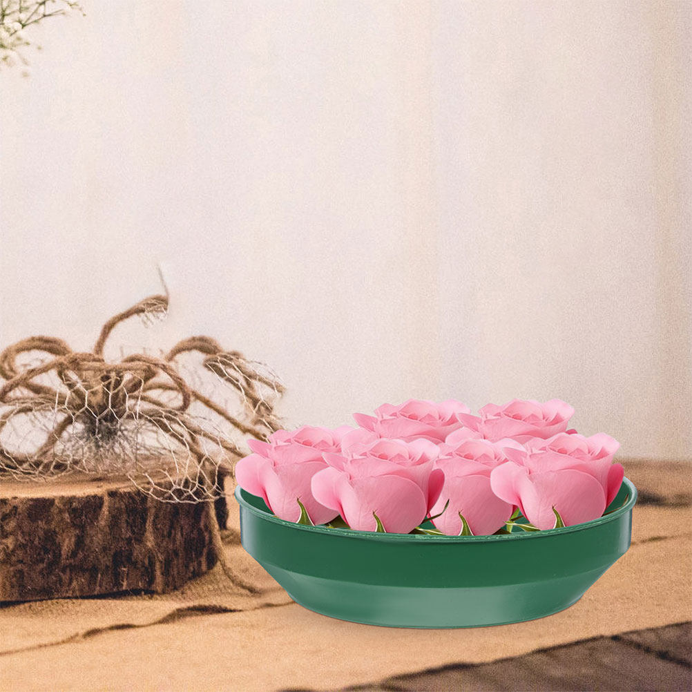Wedding Floral Supply - 12 szt. okrągłych plastikowych misek z