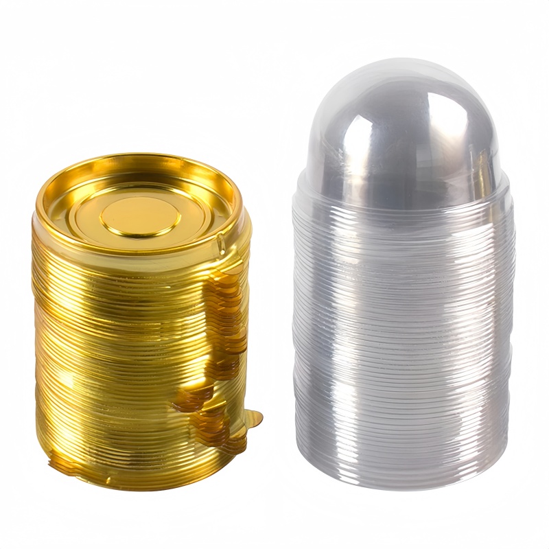 Wedding Cake Supply - 50 sztuk plastikowych pudełek na ciasto,