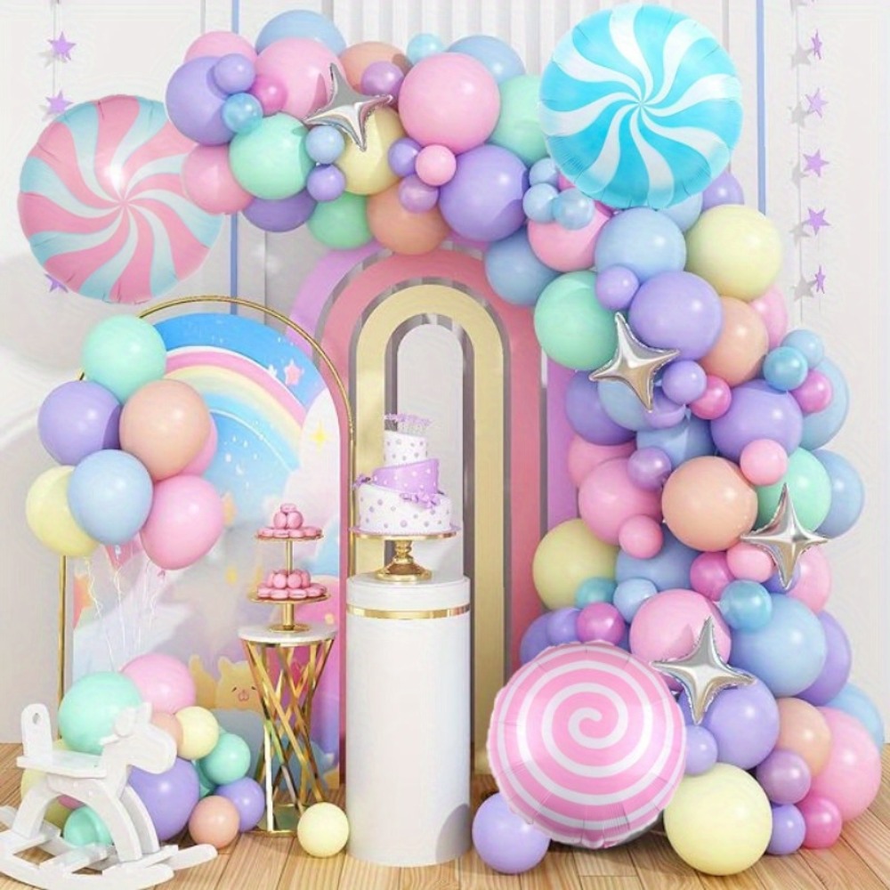 Wedding Day Supply Kit - 133PCS Zestaw wieniec balonowy z motywem