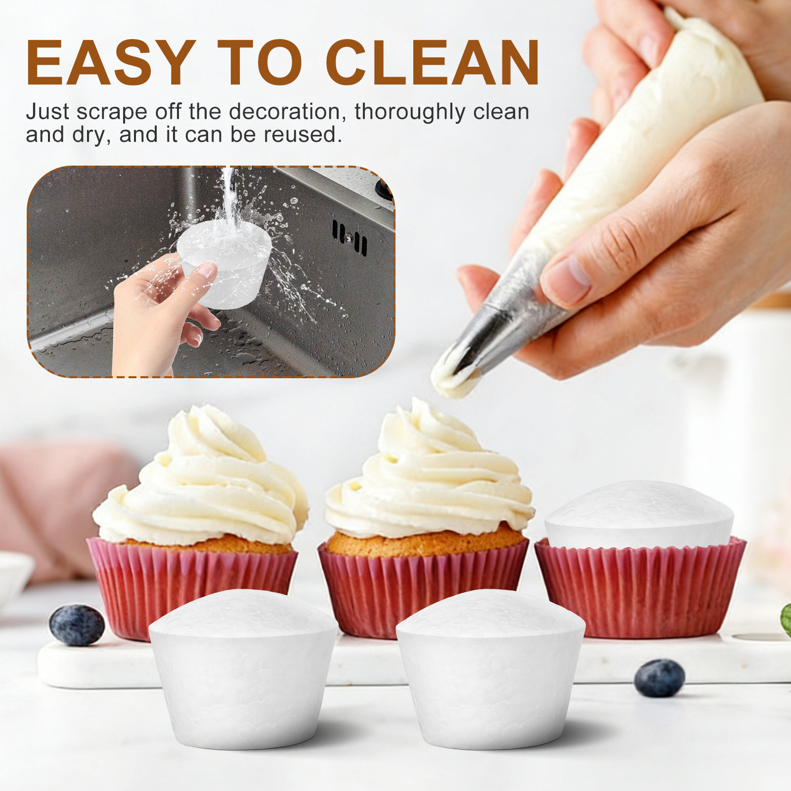 20 szt. pianek do ciast DIY, w – Wedding Cake Supply recenzja i cena