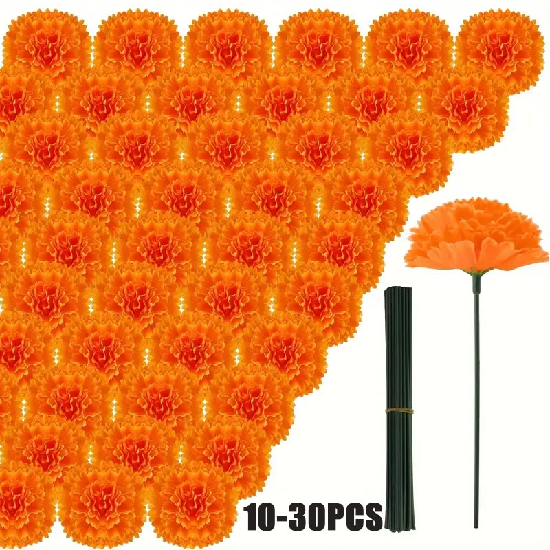 10-30 szt. Sztuczne goździki,  – Indian Wedding Decor Supply recenzja i cena