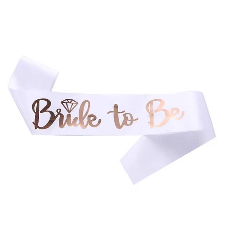 1 zestaw różowo-złoty zespół p – Bride Tribe Sash recenzja i cena