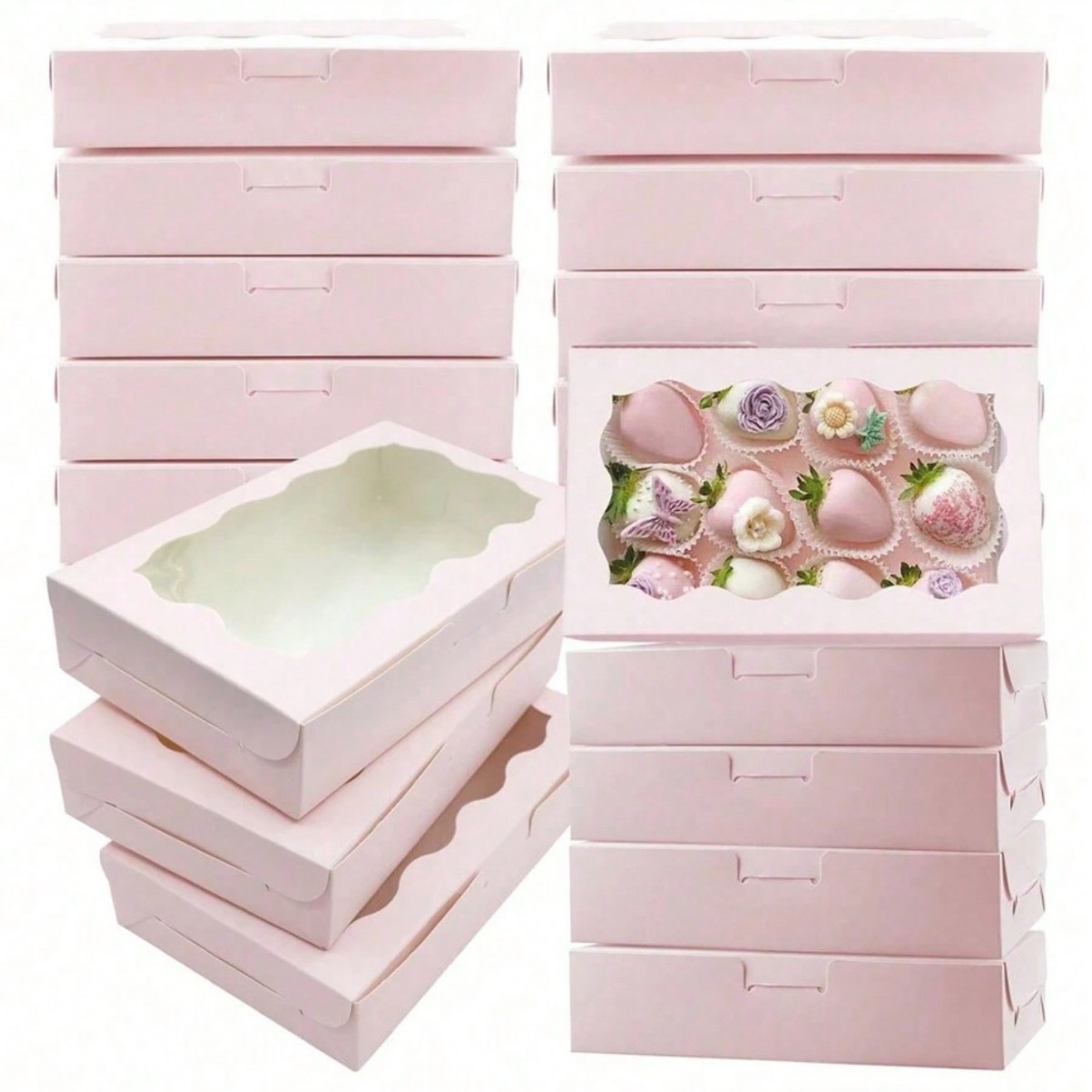10/30/50 szt. Pudełka na ciast – Wedding Cake Supply recenzja i cena
