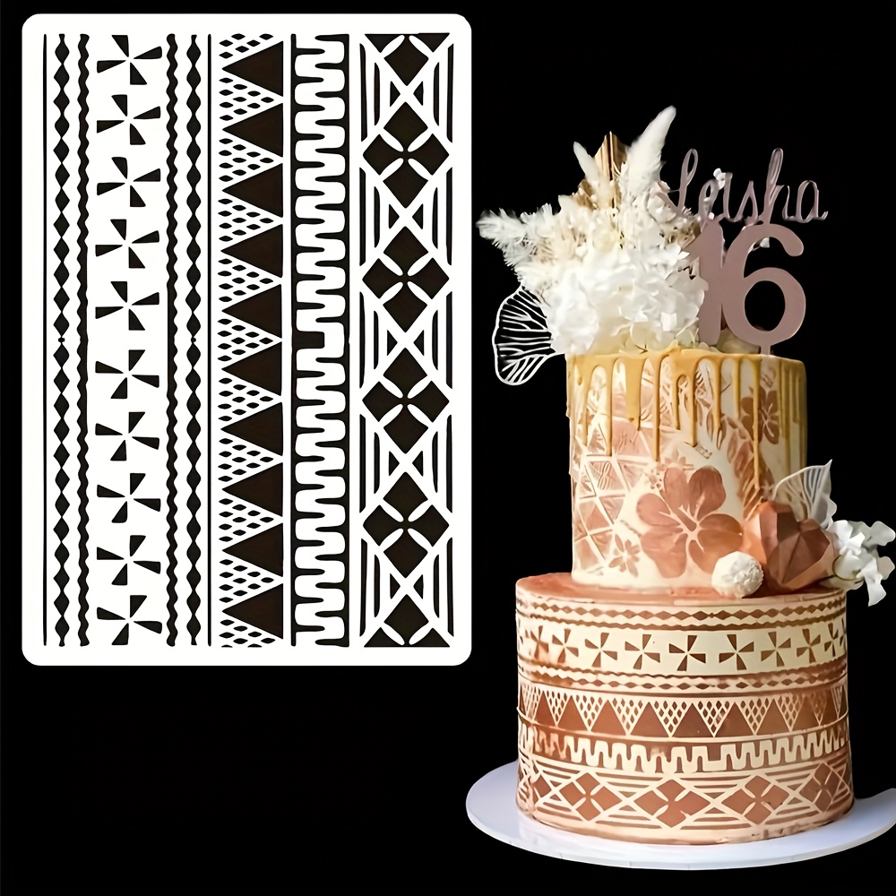 1 szt. Szablon do ciasta z mot – Wedding Cake Supply recenzja i cena